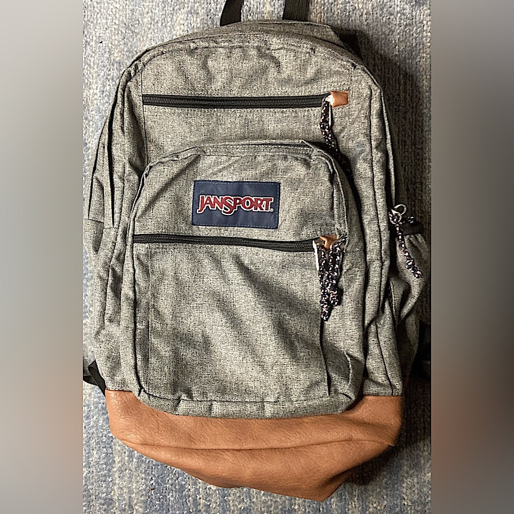 JanSport Cool Student Backpack, Heather Gray
